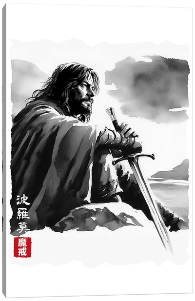 The Captain Of The White Tower's Journey Canvas Art Print - The Lord Of The Rings