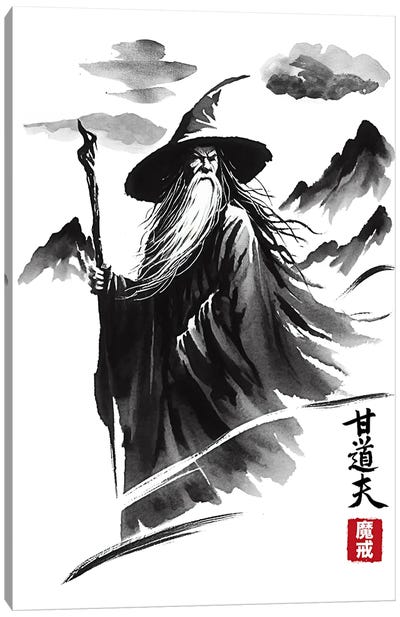 The Wizard's Journey Canvas Art Print - Gandalf