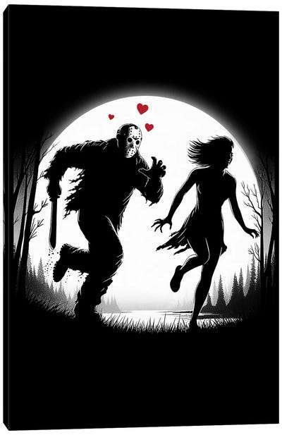 Friday, I'm In Love Canvas Art Print - Friday The 13th