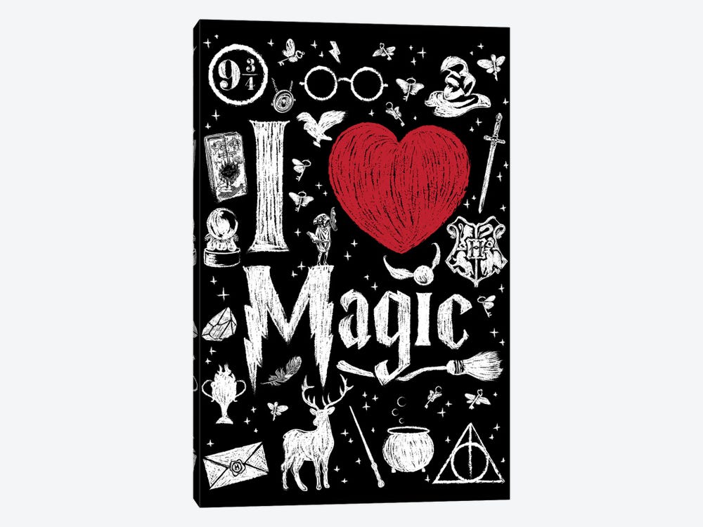 I Love Magic by Antonio Camarena 1-piece Canvas Print