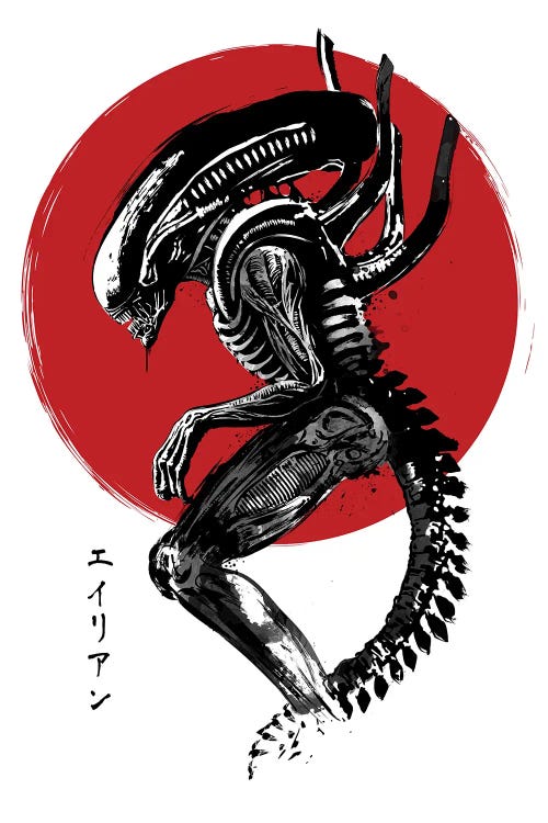 Xenomorph Sumi-E