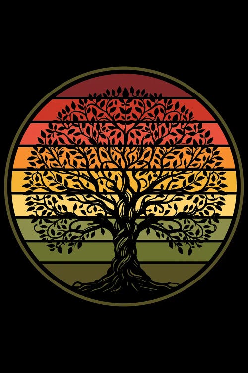Autumn Tree Of Life by Antonio Camarena wall art