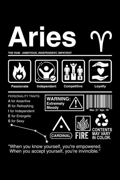Aries Label by Antonio Camarena metal wall art