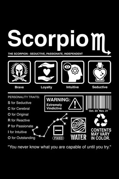 Scorpio: Scorpio Label by Antonio Camarena
