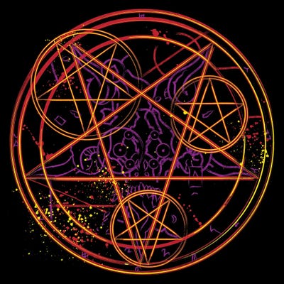 Pentagram by Antonio Camarena canvas print