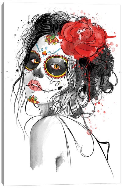 Día De Los Muertos Canvas Art Print - Antonio Camarena