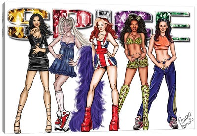 Spice 2021 Canvas Art Print - Spice Girls