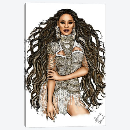 Beyonce Spirit Canvas Print #ACN10} by AtelierConsolo Canvas Wall Art
