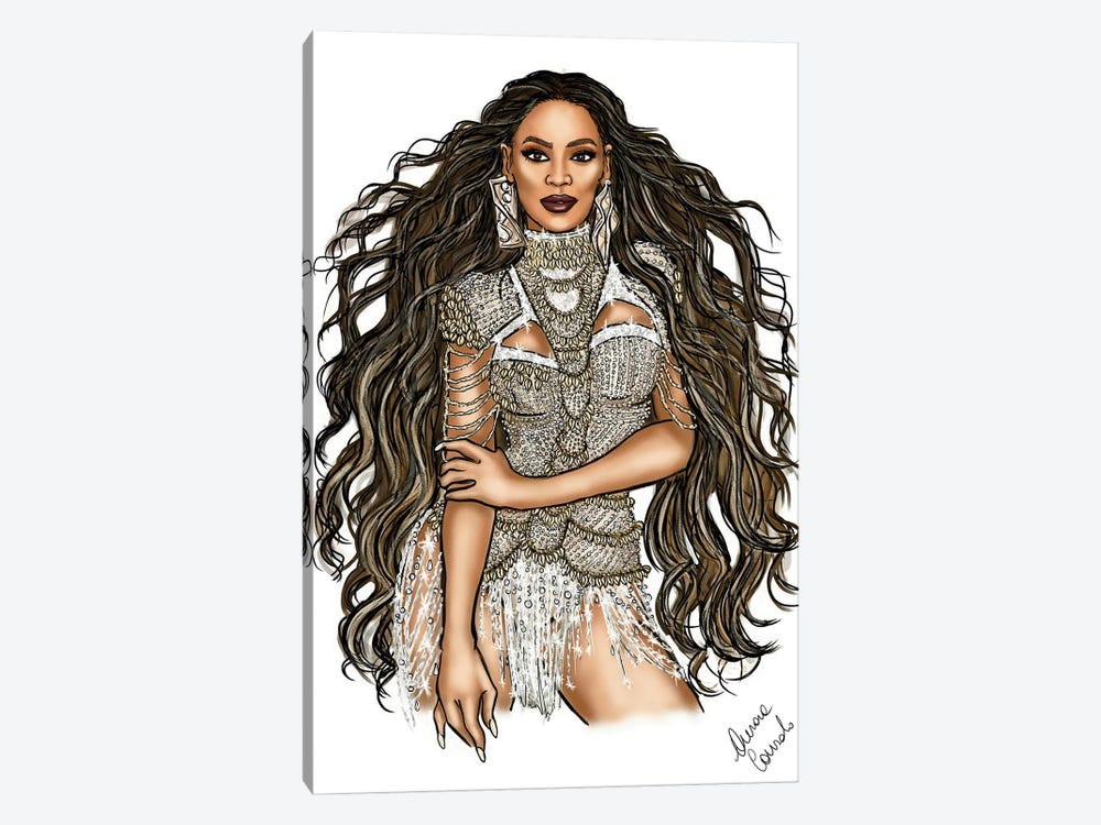 Beyonce Spirit by AtelierConsolo 1-piece Canvas Wall Art