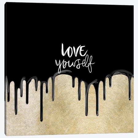 Love Yourself Canvas Print #ACN116} by AtelierConsolo Canvas Wall Art