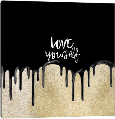 Love Yourself Canvas Art Print - AtelierConsolo