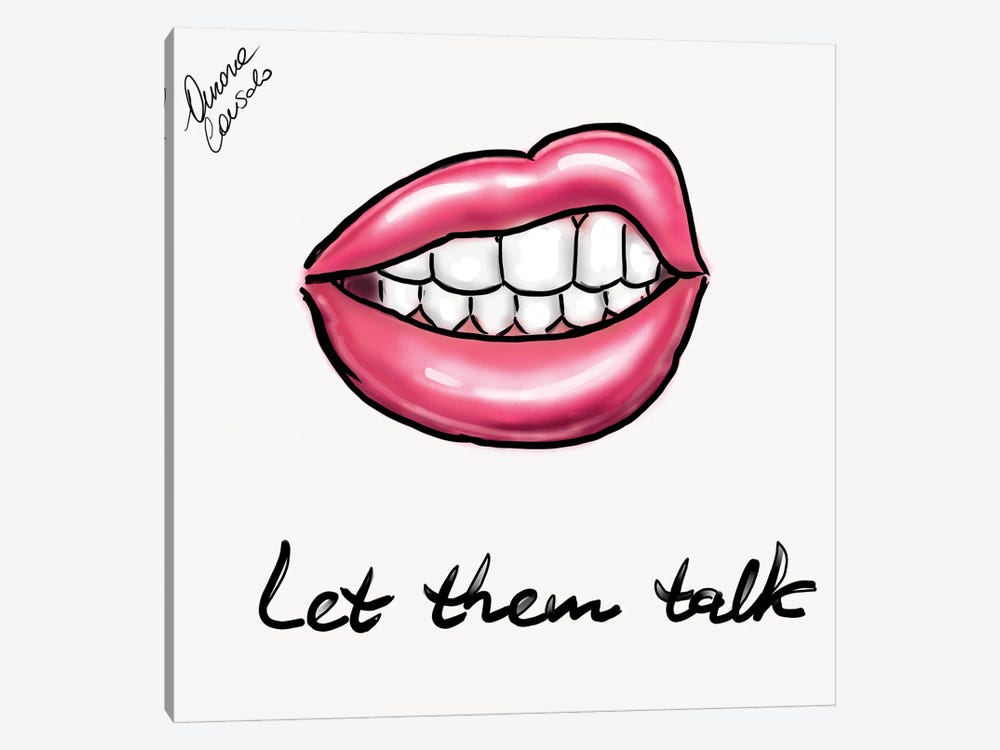 Let Them Talk by AtelierConsolo 1-piece Art Print