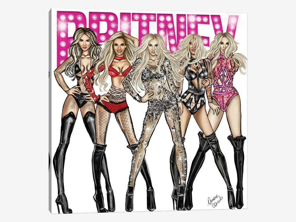 Britney Pieces Of Me by AtelierConsolo 1-piece Art Print