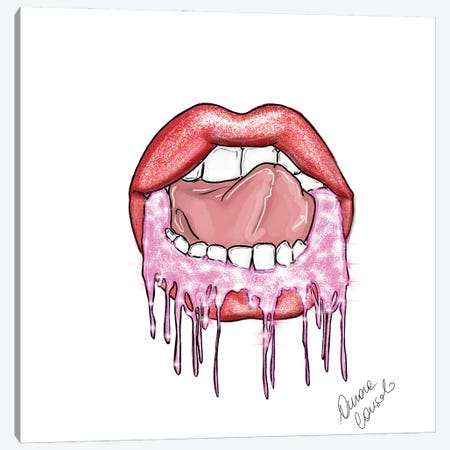 Lick It Canvas Print #ACN136} by AtelierConsolo Canvas Wall Art
