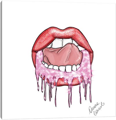 Lick It Canvas Art Print - AtelierConsolo