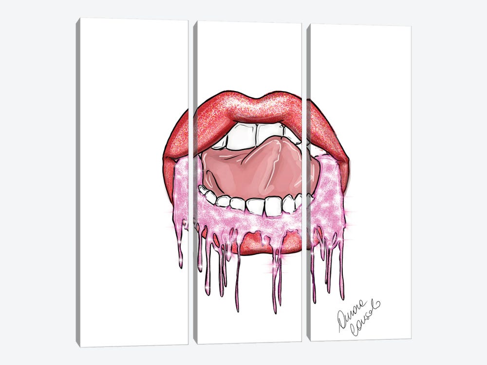 Lick It by AtelierConsolo 3-piece Canvas Artwork