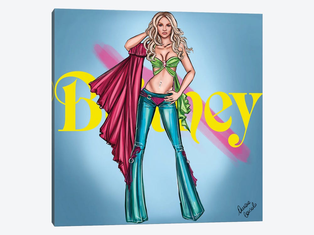 Britneys Britney by AtelierConsolo 1-piece Art Print
