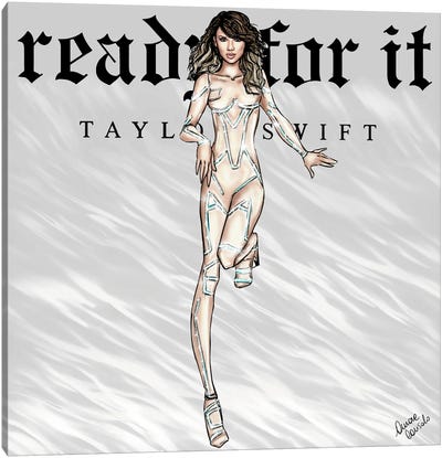 Taylor Swift - Ready For It Canvas Art Print - Song Lyrics Art