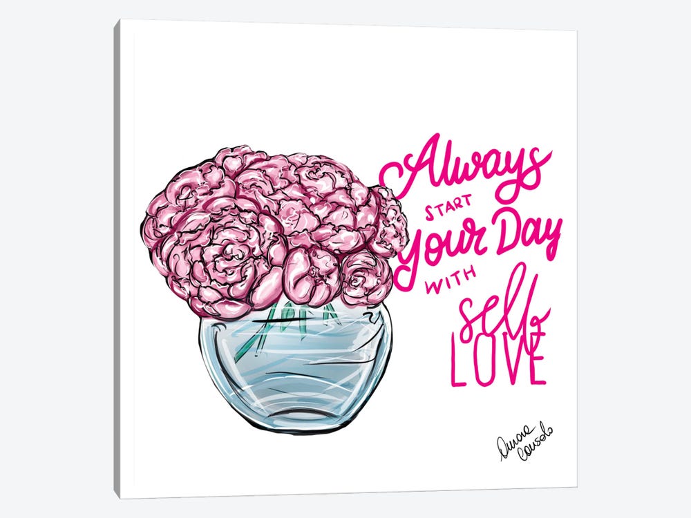 Always Start Your Day With Self Love by AtelierConsolo 1-piece Art Print
