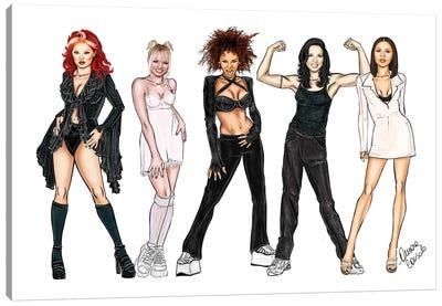 Spice World 25 Canvas Art Print - Spice Girls