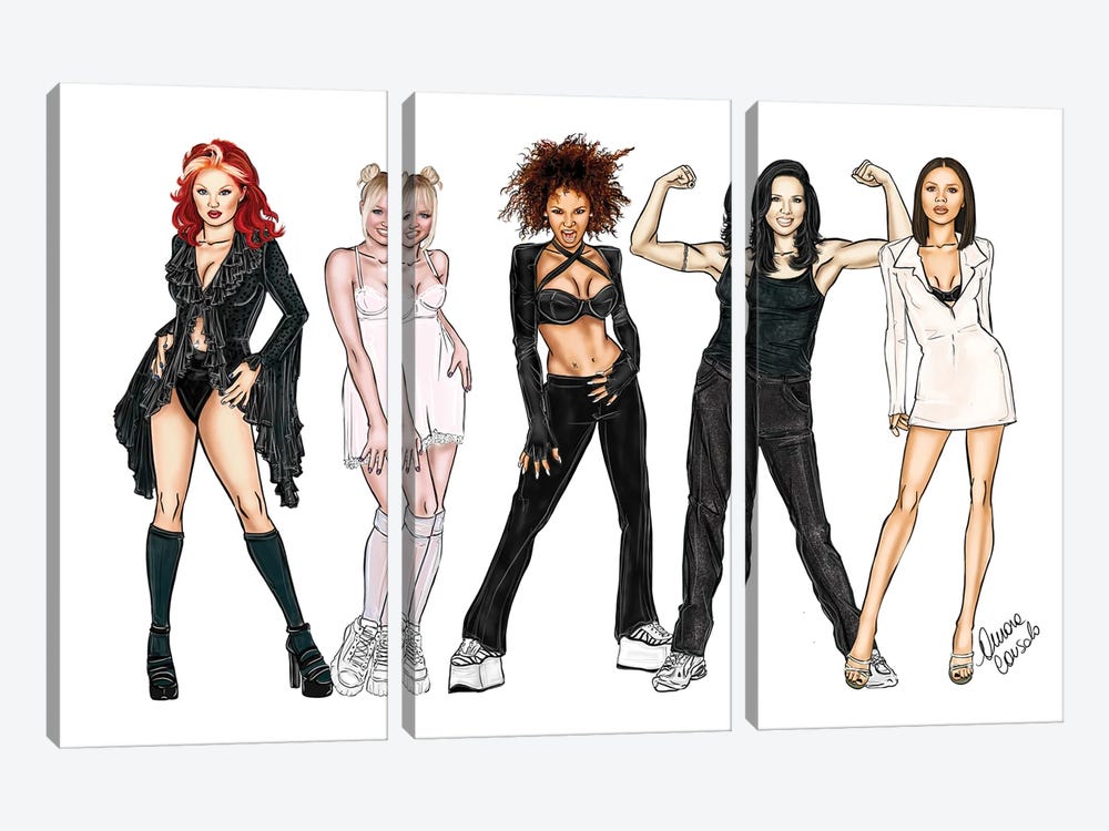 Spice World 25 by AtelierConsolo 3-piece Canvas Wall Art