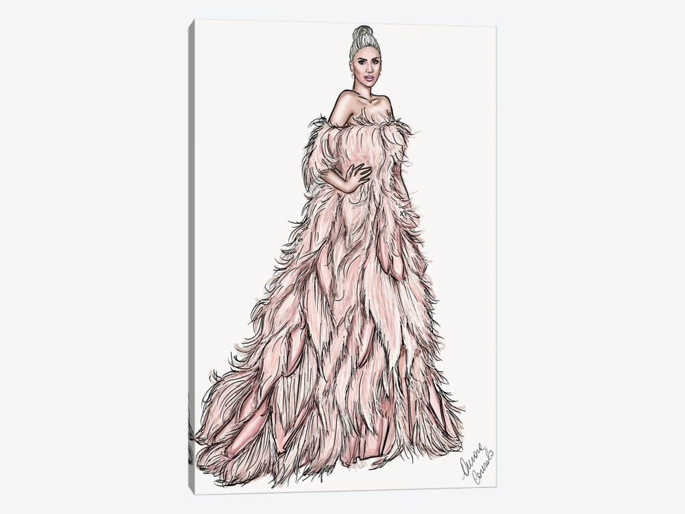 Lady Gaga by AtelierConsolo 1-piece Canvas Print