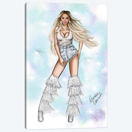 Beyoncé - Crazy In Love 2023 Canvas Print #ACN181} by AtelierConsolo Canvas Art