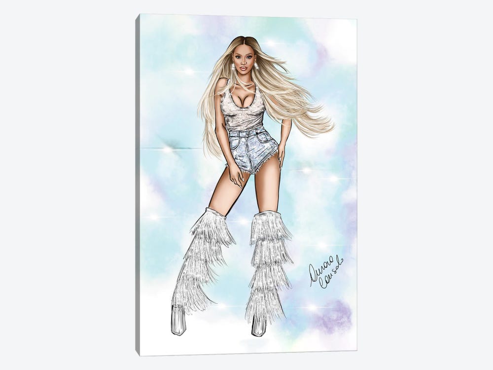 Beyoncé - Crazy In Love 2023 by AtelierConsolo 1-piece Canvas Wall Art