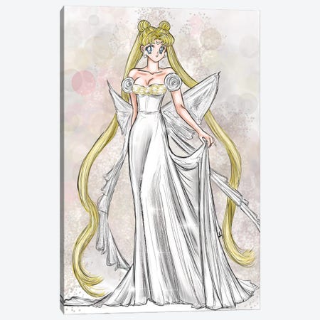 Princess Serenity Canvas Print #ACN184} by AtelierConsolo Canvas Print