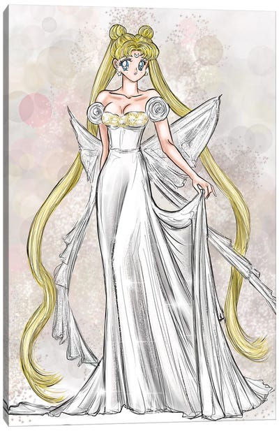 Princess Serenity Canvas Art Print - Sailor Moon