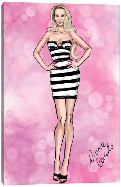 This Barbie Its Called Margot Robbie Canvas Art Print - Margot Robbie