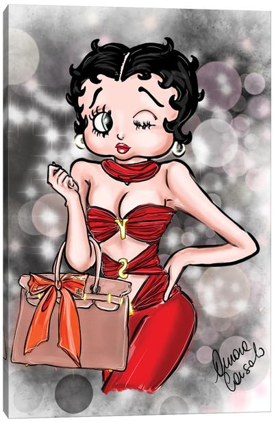 Betty Boop Modern Babe 2023 Canvas Art Print - Other Animated & Comic Strip Characters
