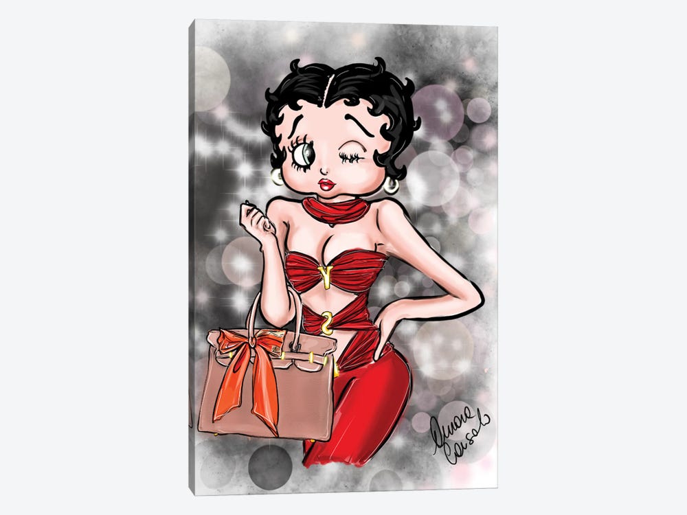Betty Boop Modern Babe 2023 by AtelierConsolo 1-piece Canvas Wall Art