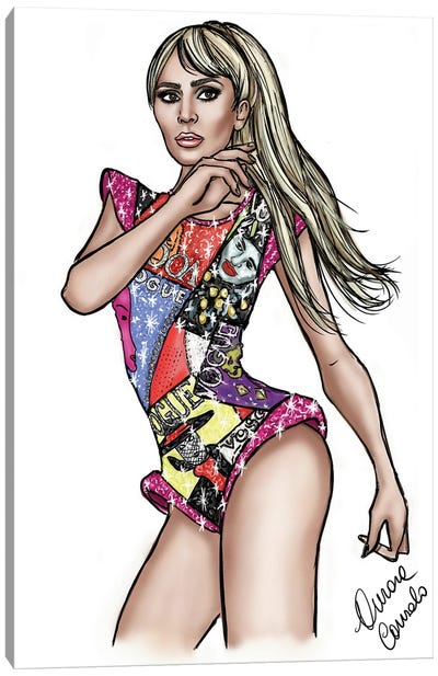 LG Canvas Art Print - Lady Gaga