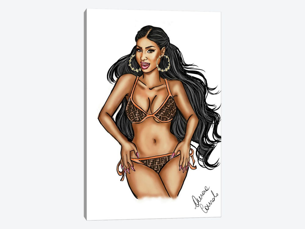 Nicki Minaj by AtelierConsolo 1-piece Canvas Art Print