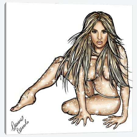 Britney Toxic Canvas Print #ACN41} by AtelierConsolo Canvas Print