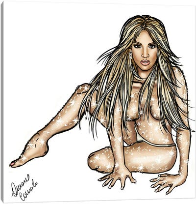 Britney Toxic Canvas Art Print - AtelierConsolo