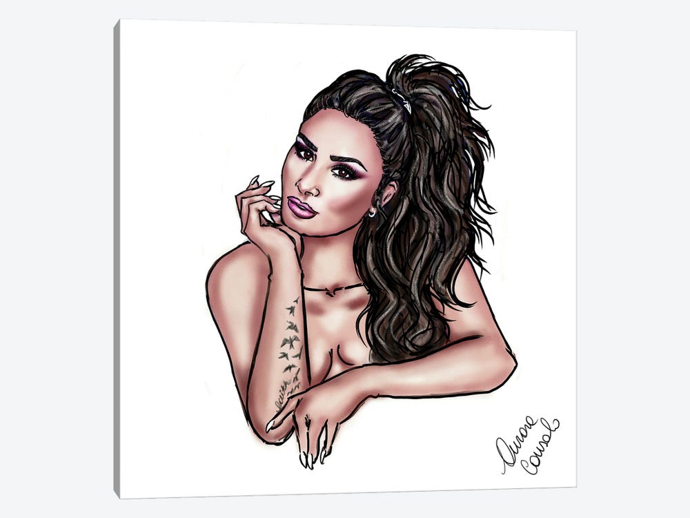 Demi Lovato by AtelierConsolo 1-piece Canvas Artwork