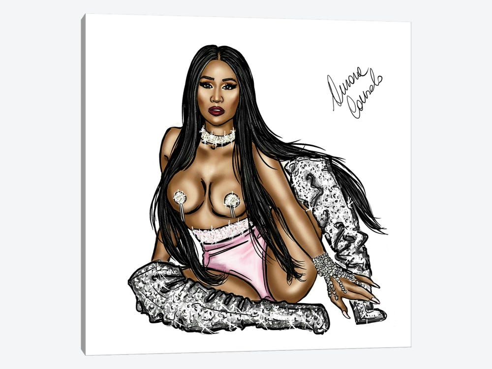 Nicki Minaj by AtelierConsolo 1-piece Canvas Art