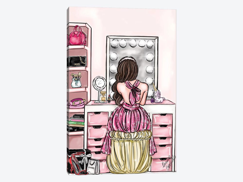 Beauty Routine by AtelierConsolo 1-piece Canvas Wall Art