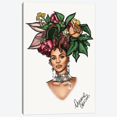 Bey Vogue Canvas Print #ACN73} by AtelierConsolo Canvas Wall Art