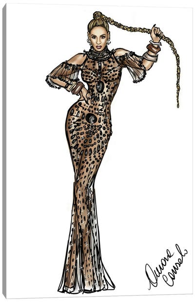 Beyoncé Canvas Art Print - AtelierConsolo