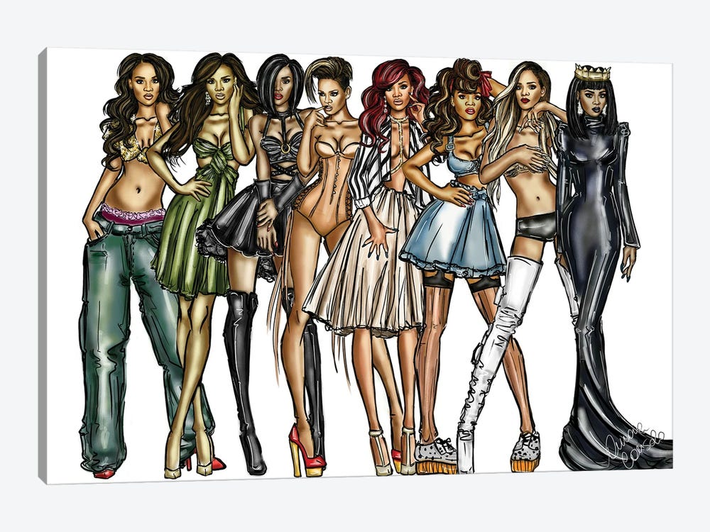 Rihanna Eras by AtelierConsolo 1-piece Canvas Art