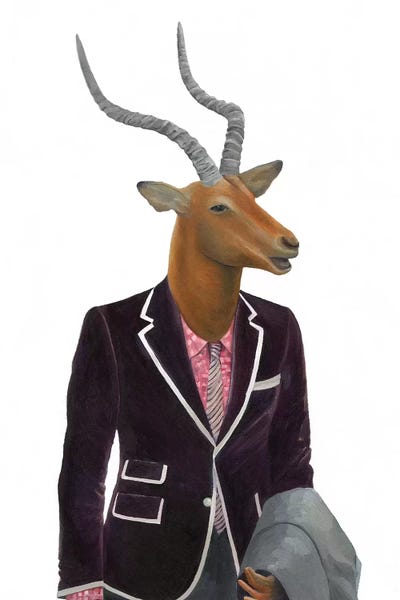 Gazelle by Animal Crew multi panel art