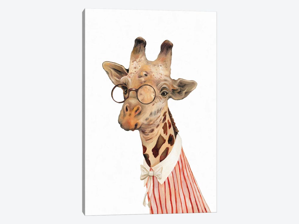 Giraffe by Animal Crew 1-piece Canvas Art Print