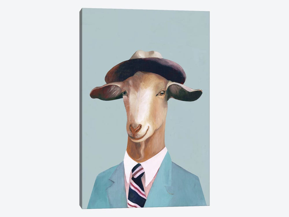 Goat by Animal Crew 1-piece Canvas Art