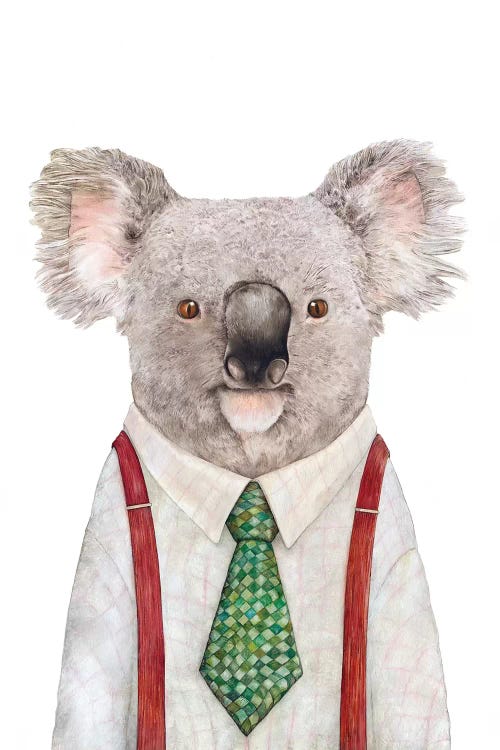 Koala by Animal Crew wall art