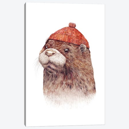 Otter Canvas Print #ACR36} by Animal Crew Art Print