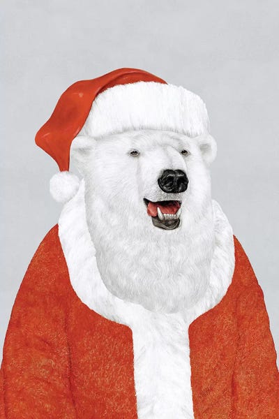 Polar Bears: Polar Bear Santa by Animal Crew
