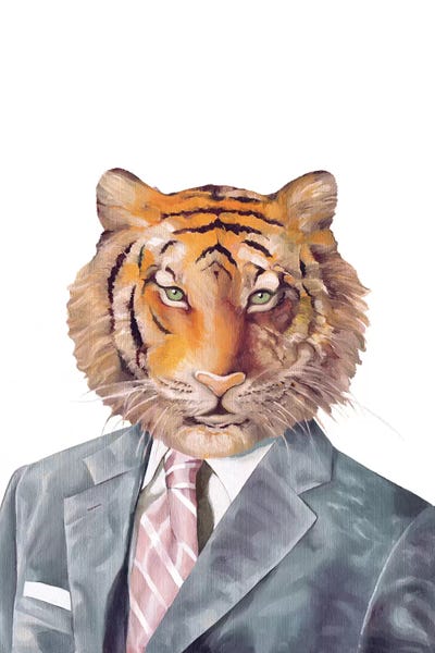 Tiger by Animal Crew multi panel art